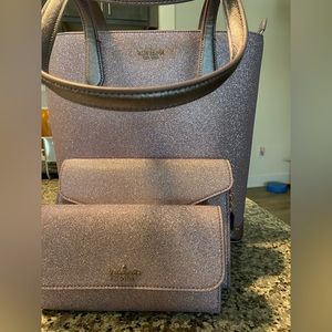 LIMITED EDITION PURPLE HANDBAG SET KATE SPADE